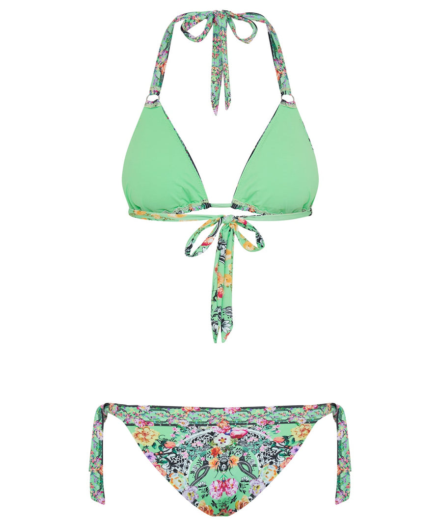 CAMILLA Porcelain Dream Soft Tie Tri Bikini with Trims 00027936