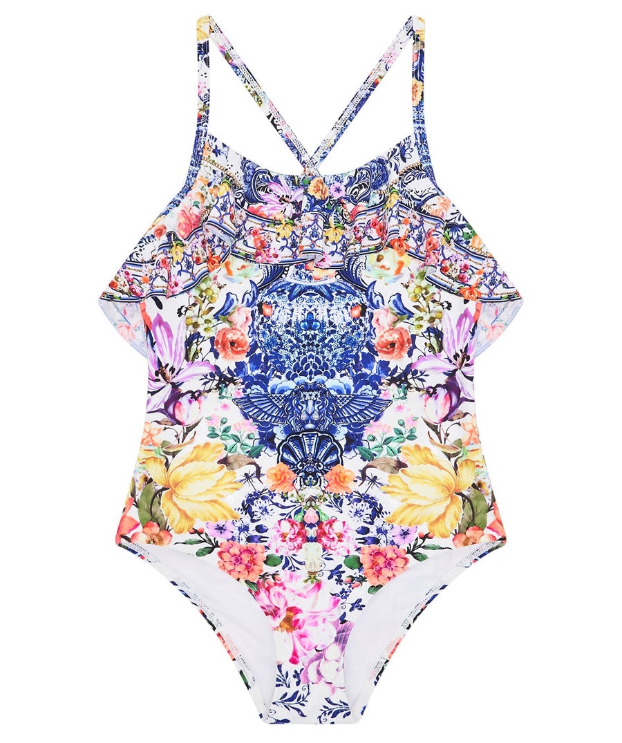 Camilla Dutch is Life Neck Frill One Piece Swimsuit 00027439