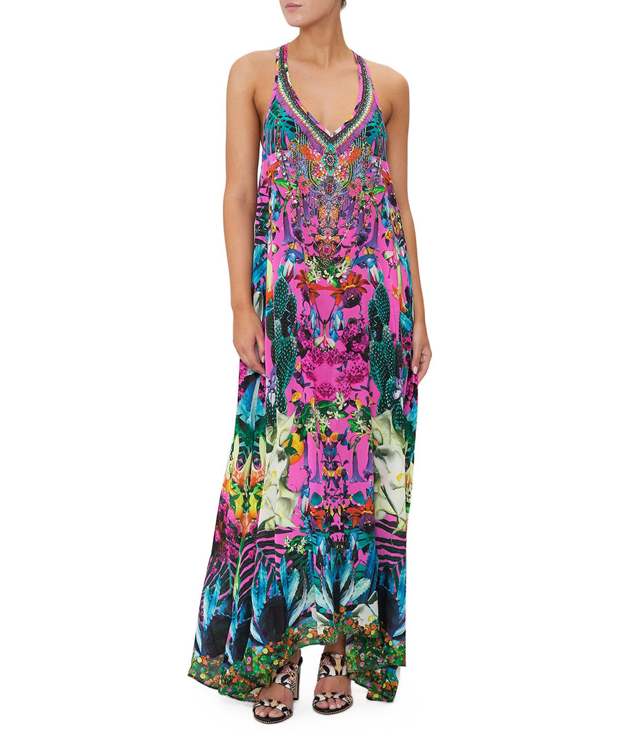 CAMILLA  Exotica Erotica V Neck Racerback Dress 15922