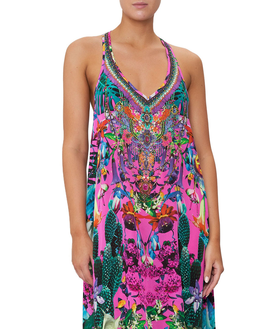 CAMILLA  Exotica Erotica V Neck Racerback Dress 15922