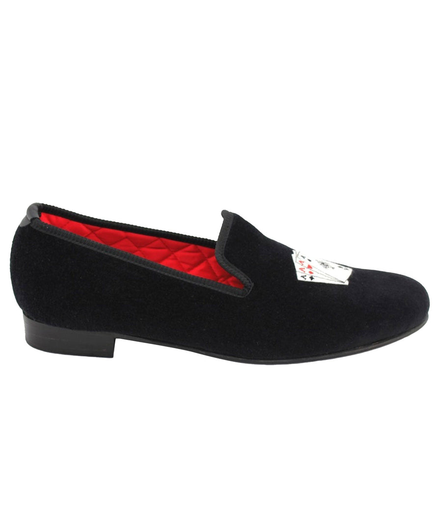 MATTHEW COOKSON  Cartes Velvet Slippers 120MTWCARTES