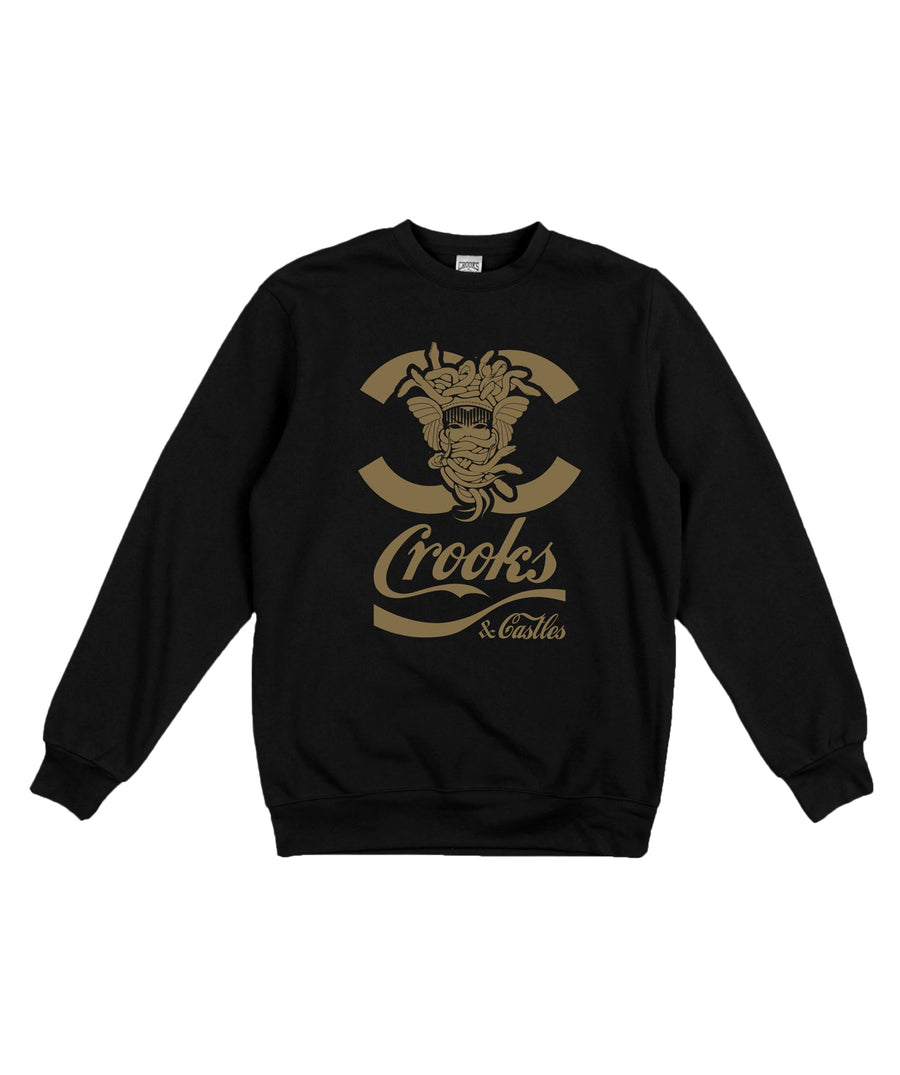 CROOKS & CASTLES  Medusa CC Foil Crew C2150141