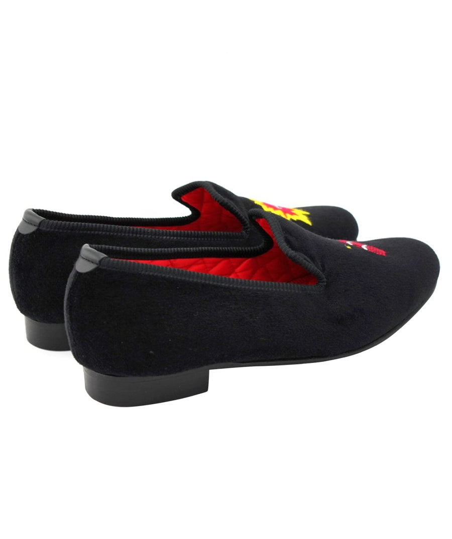 MATTHEW COOKSON  Explosion Velvet Slippers 120MTWEXPLOSION