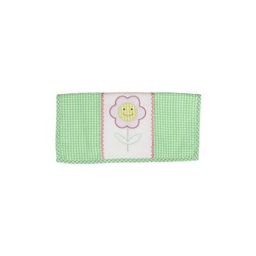 ELEGANT BABY  Appliqued Springtime Burp Cloth 17010-F