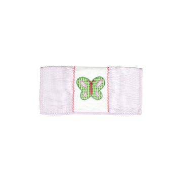 ELEGANT BABY  Appliqued Springtime Burp Cloth 17010-B