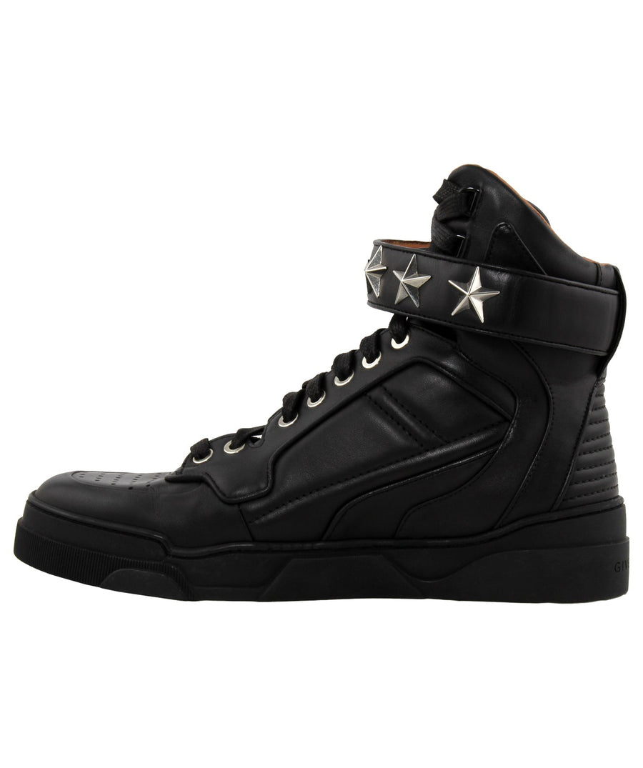 GIVENCHY  Tyson Star Leather High Top Sneakers BE08034005