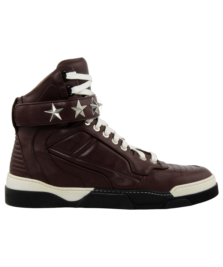 GIVENCHY  Tyson Star Leather High Top Sneakers BE08034005