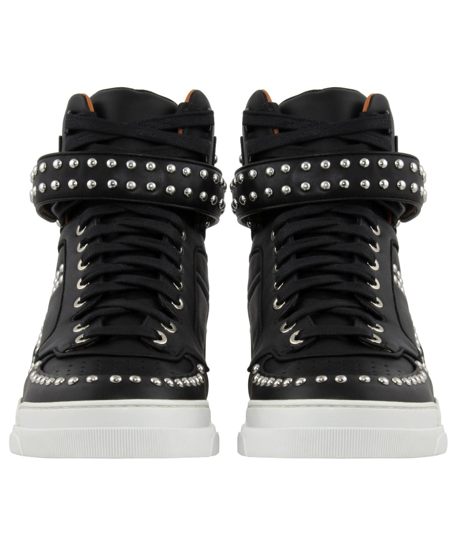 GIVENCHY  Tyson Studded Leather High Top Sneakers BE08199005