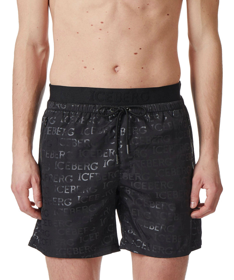 ICEBERG  Laminated All Over Boardshort ICE3MBM12
