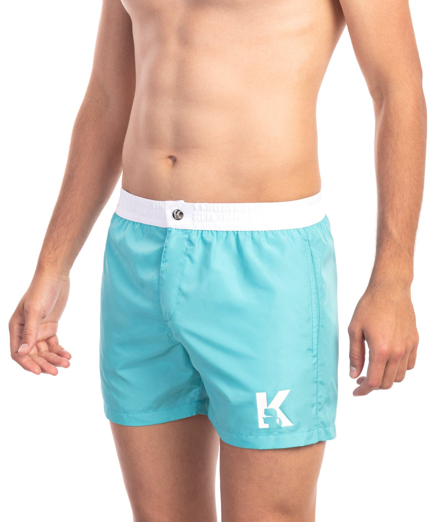 KARL LAGERFELD  Tricolor Board Shorts KL22MBS02