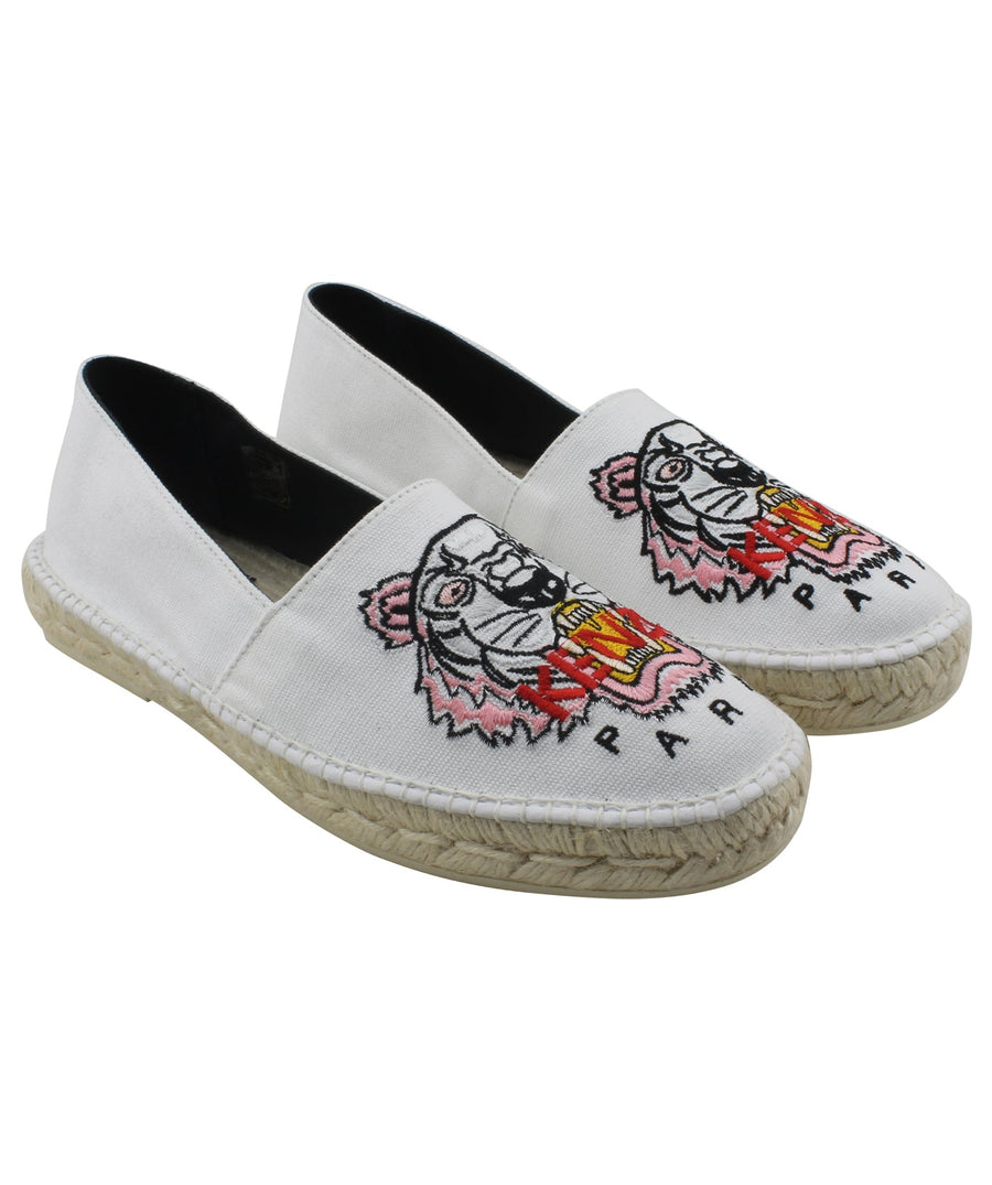 KENZO  Slit Tiger Canvas Espadrilles M615