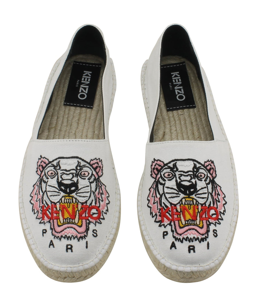 KENZO  Slit Tiger Canvas Espadrilles M615