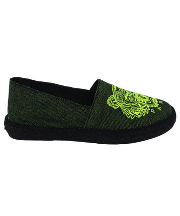 KENZO  Slit Neon Tiger Denim Espadrilles M615