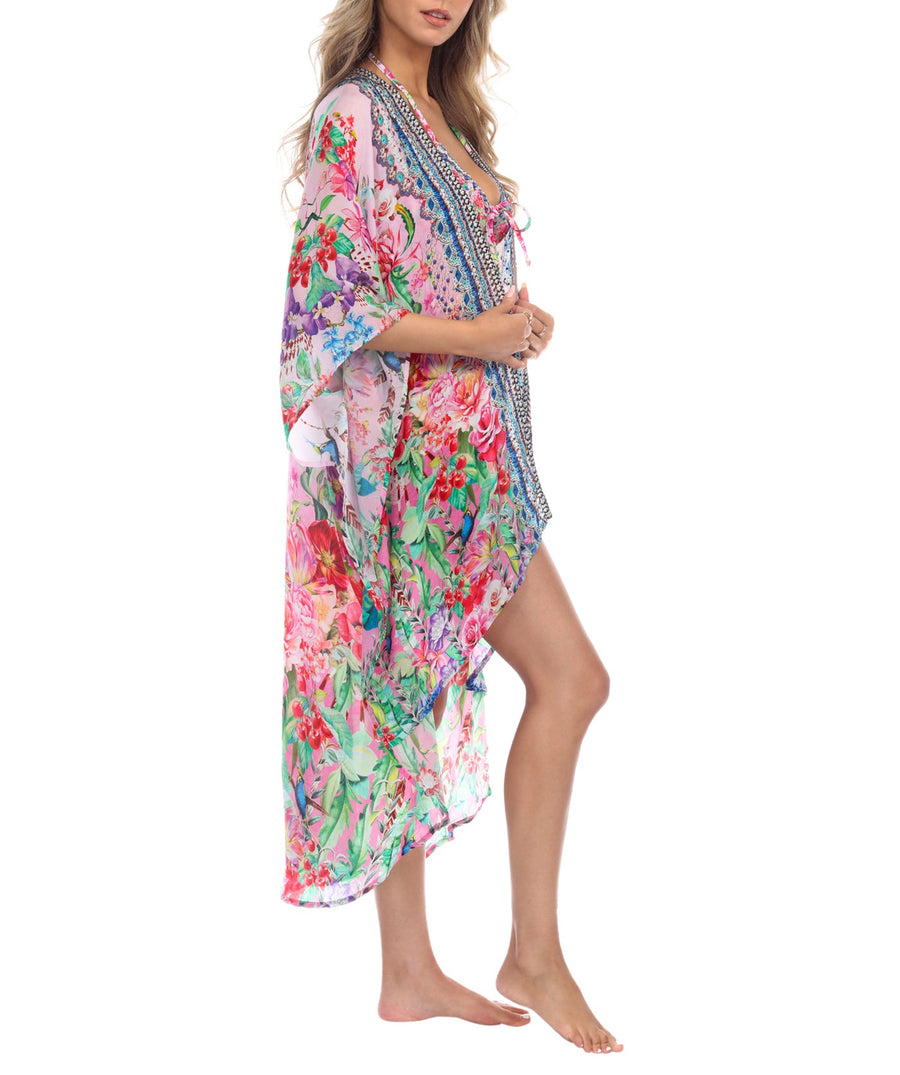LA MODA  Endless Summer Kimono Cover Up 22002 HLCP