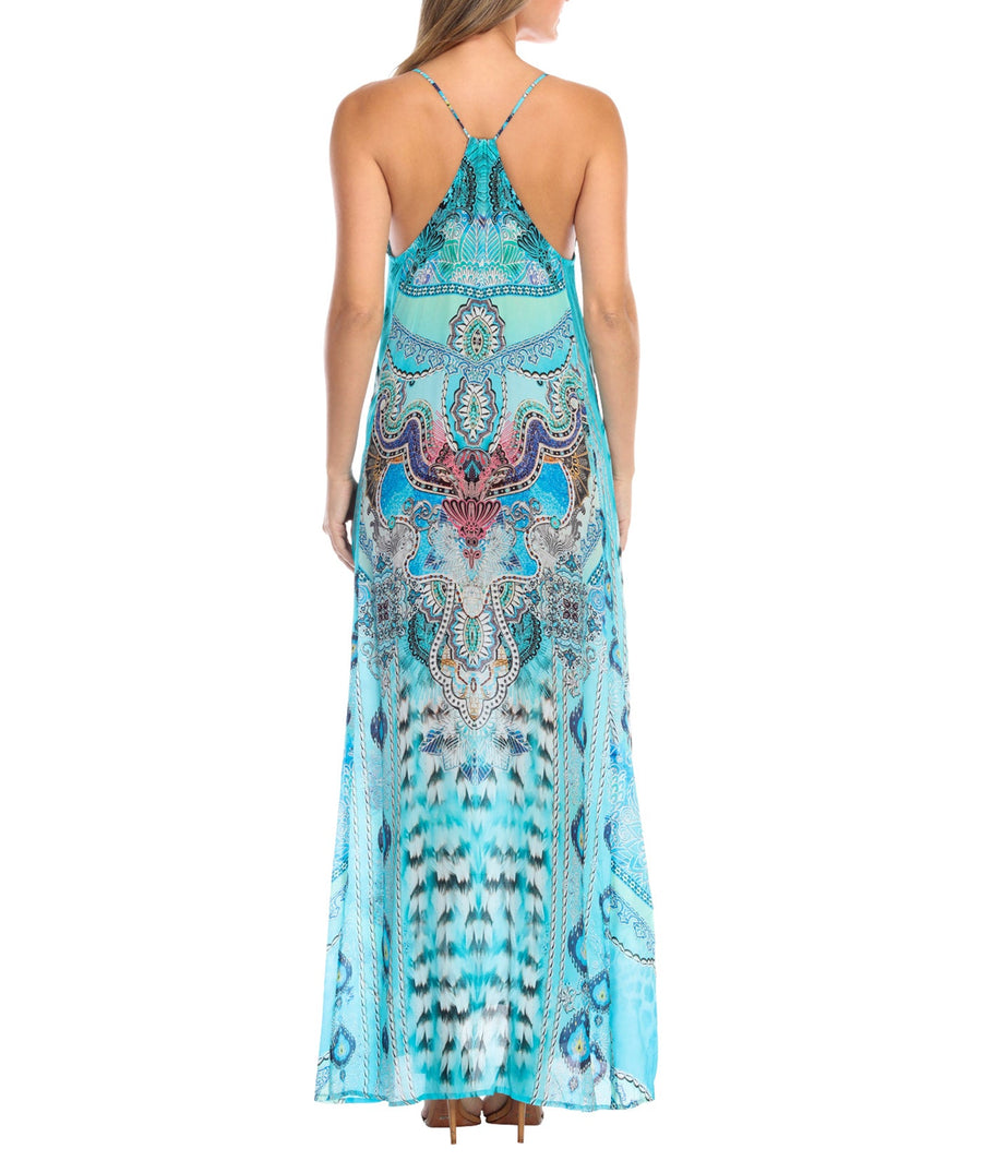 LA MODA  Egyptian Queen Racerback Maxi Dress 22005 TB