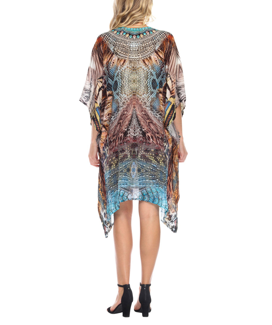 LA MODA  Animal Paradise Short Kaftan 22006 RK