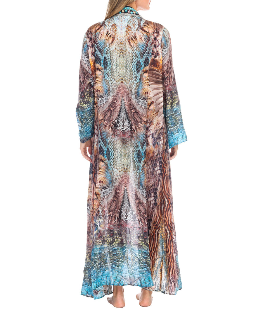 LA MODA  Animal Paradise Kimono Cover Up 22006 LC