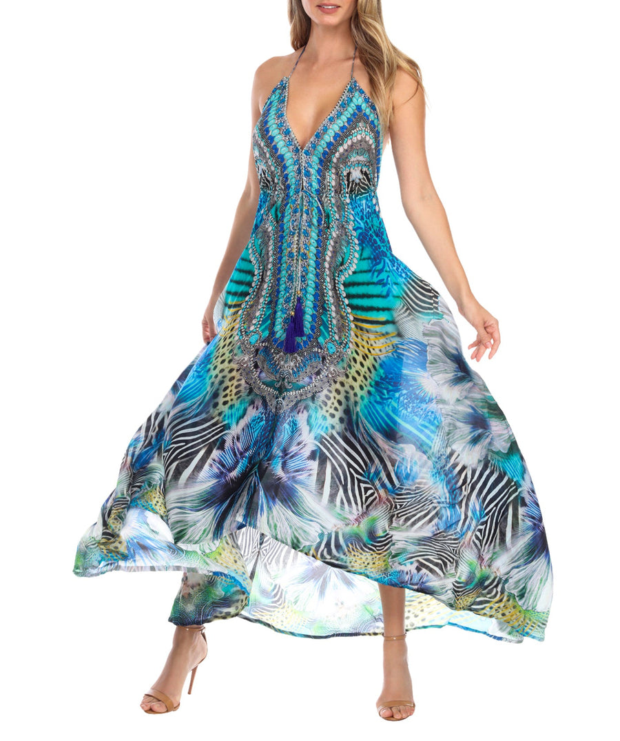 LA MODA  Pretty Wild Maxi Dress 22010 MXD