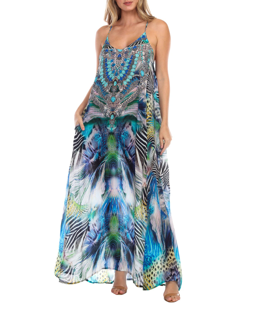 LA MODA  Pretty Wild Racerback Maxi Dress 22010 TB
