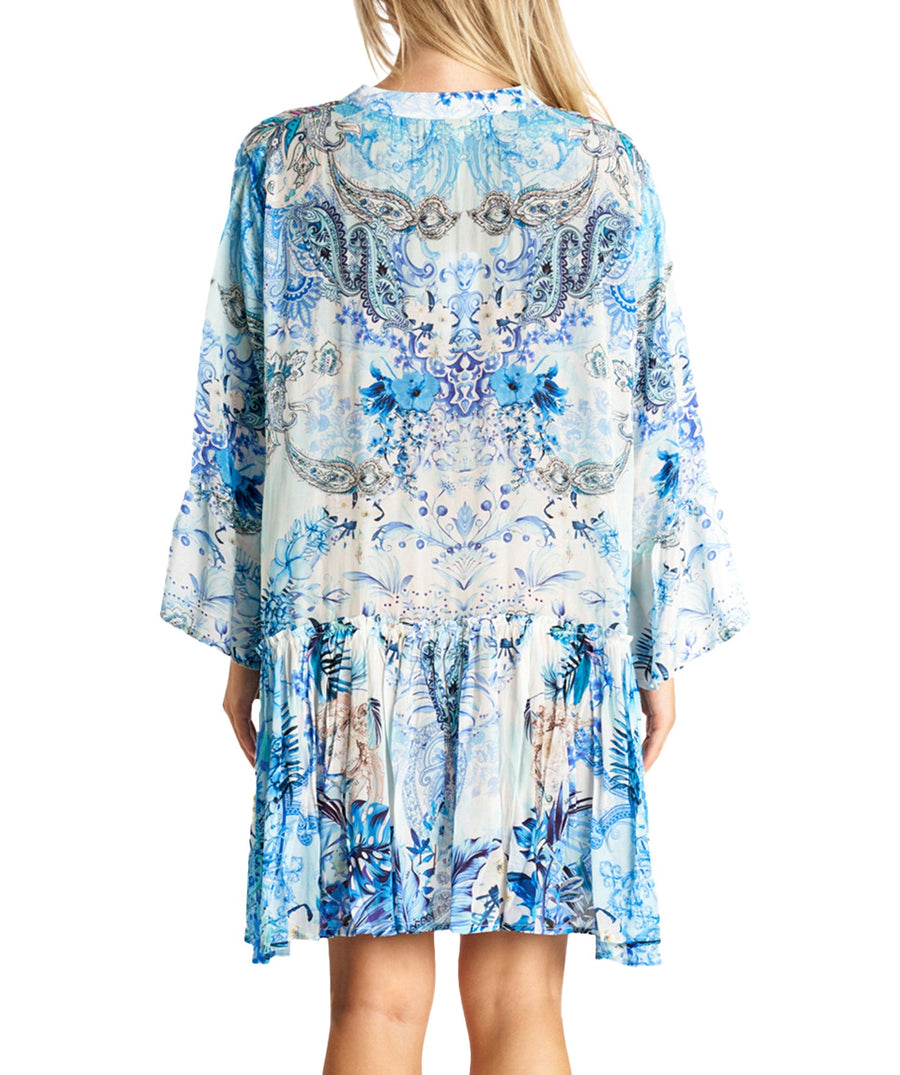 LA MODA Ocean Mid Length Dress 24004 SM