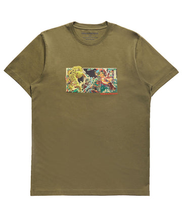 MAHARISHI Tiger Vs Samurai T-Shirt 302MH1079