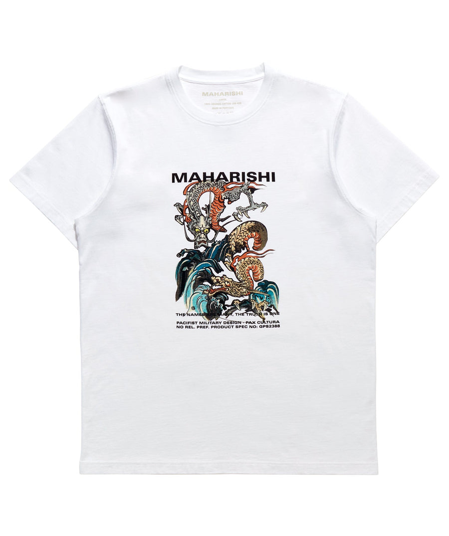 MAHARISHI Double Dragons Organic T-Shirt 302MH1080