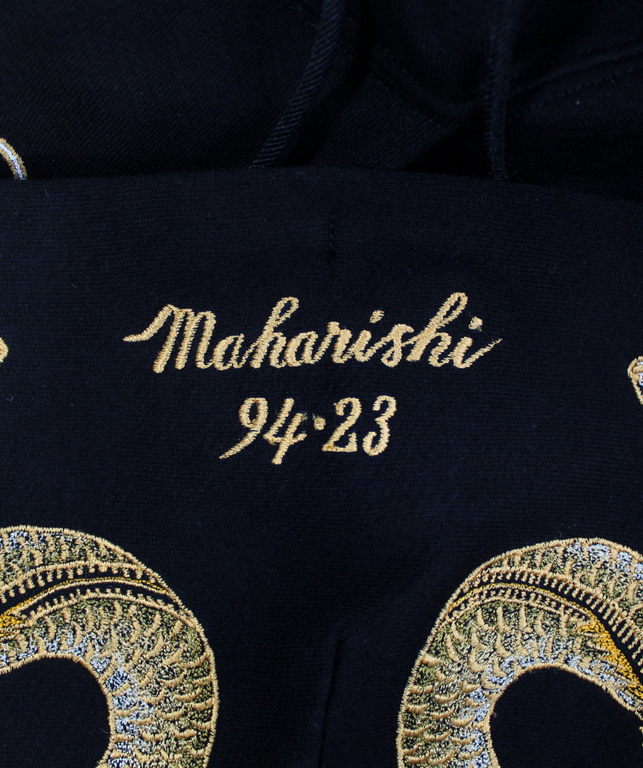 MAHARISHI  Dragon Embroidered Hooded Sweat 350MH4212