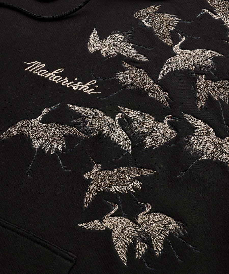 MAHARISHI Peace Cranes Hooded Sweater 350MH4506