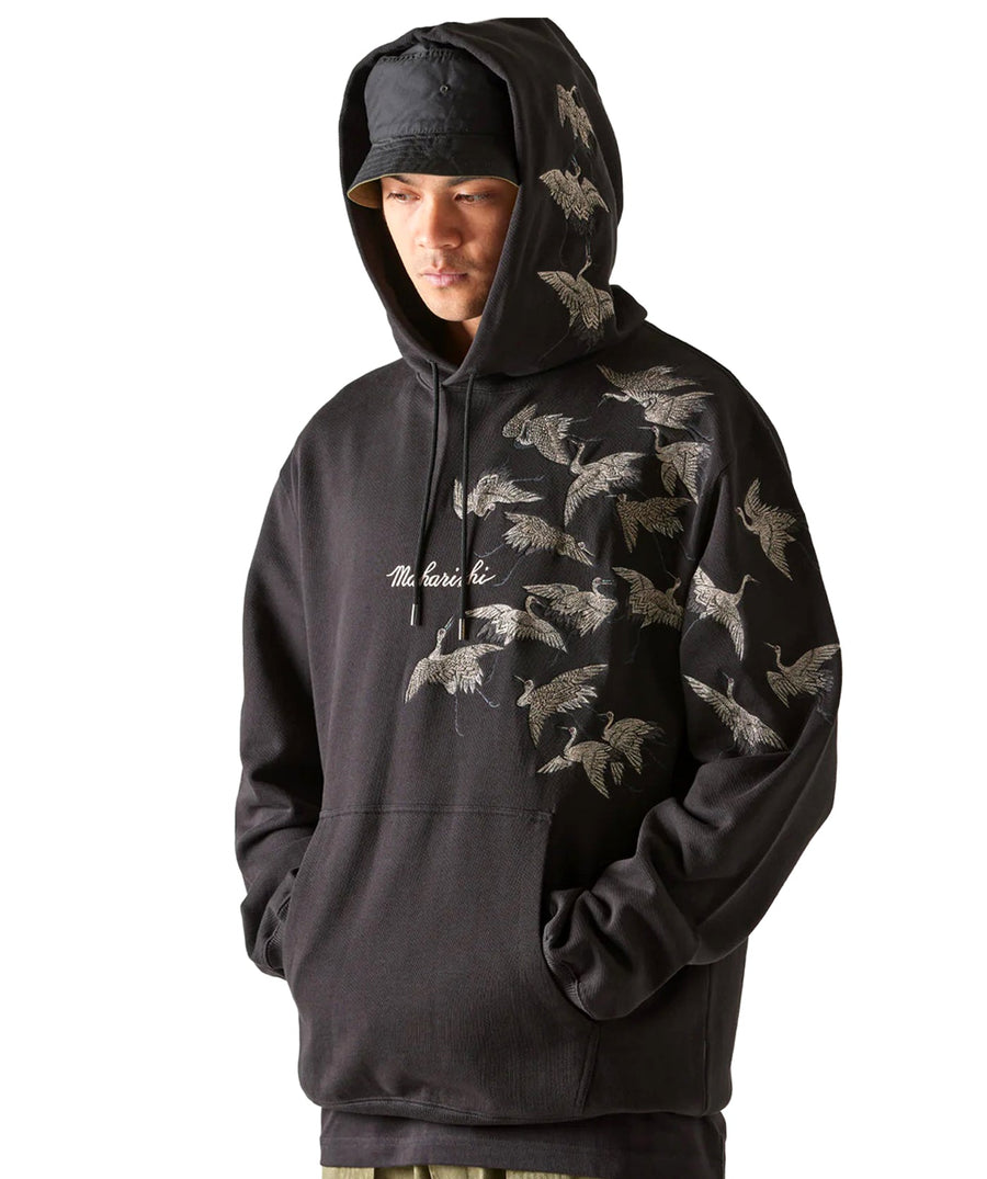 MAHARISHI Peace Cranes Hooded Sweater 350MH4506