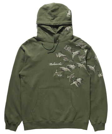 MAHARISHI Peace Cranes Hooded Sweater 350MH4506