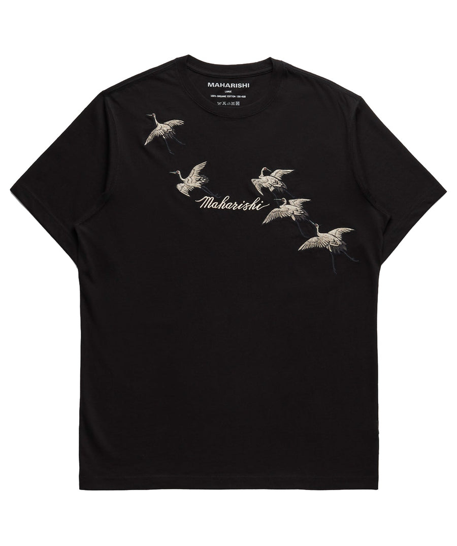 MAHARISHI Flying Peace Cranes T-Shirt 302MH4507