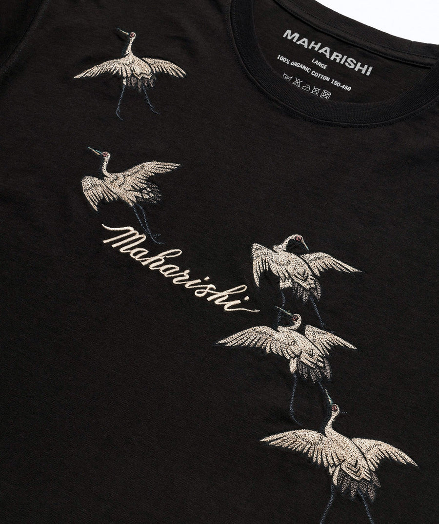 MAHARISHI Flying Peace Cranes T-Shirt 302MH4507