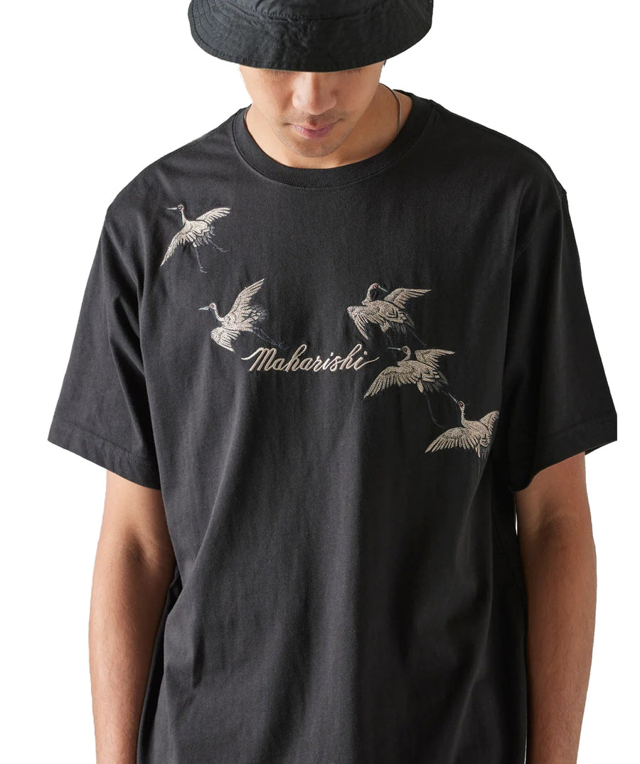 MAHARISHI Flying Peace Cranes T-Shirt 302MH4507