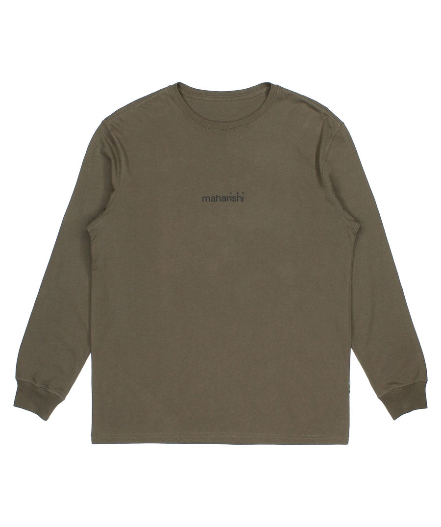 MAHARISHI 3M Reflective Print Longsleeve T-Shirt 302MH8647