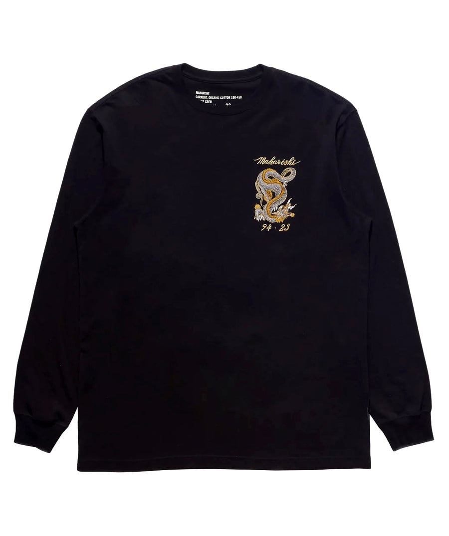 MAHARISHI  Thai Dragon Tour Long Sleeve T-Shirt 302MH4214