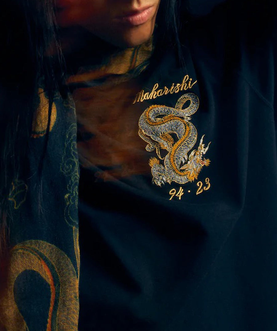MAHARISHI  Thai Dragon Tour Long Sleeve T-Shirt 302MH4214
