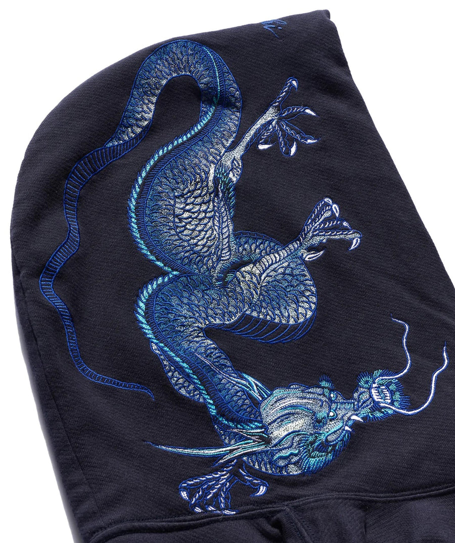 MAHARISHI  Dragon Embroidered Hooded Sweat 350MH4212