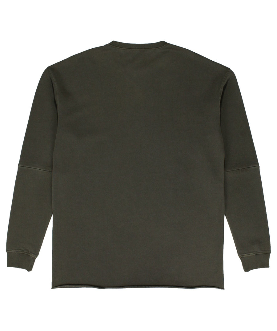 MAHARISHI  Zip Off Oversized Crew Sweater 350MH6066