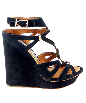 IVY KIRZHNER  Nile Suede Wedges NILE