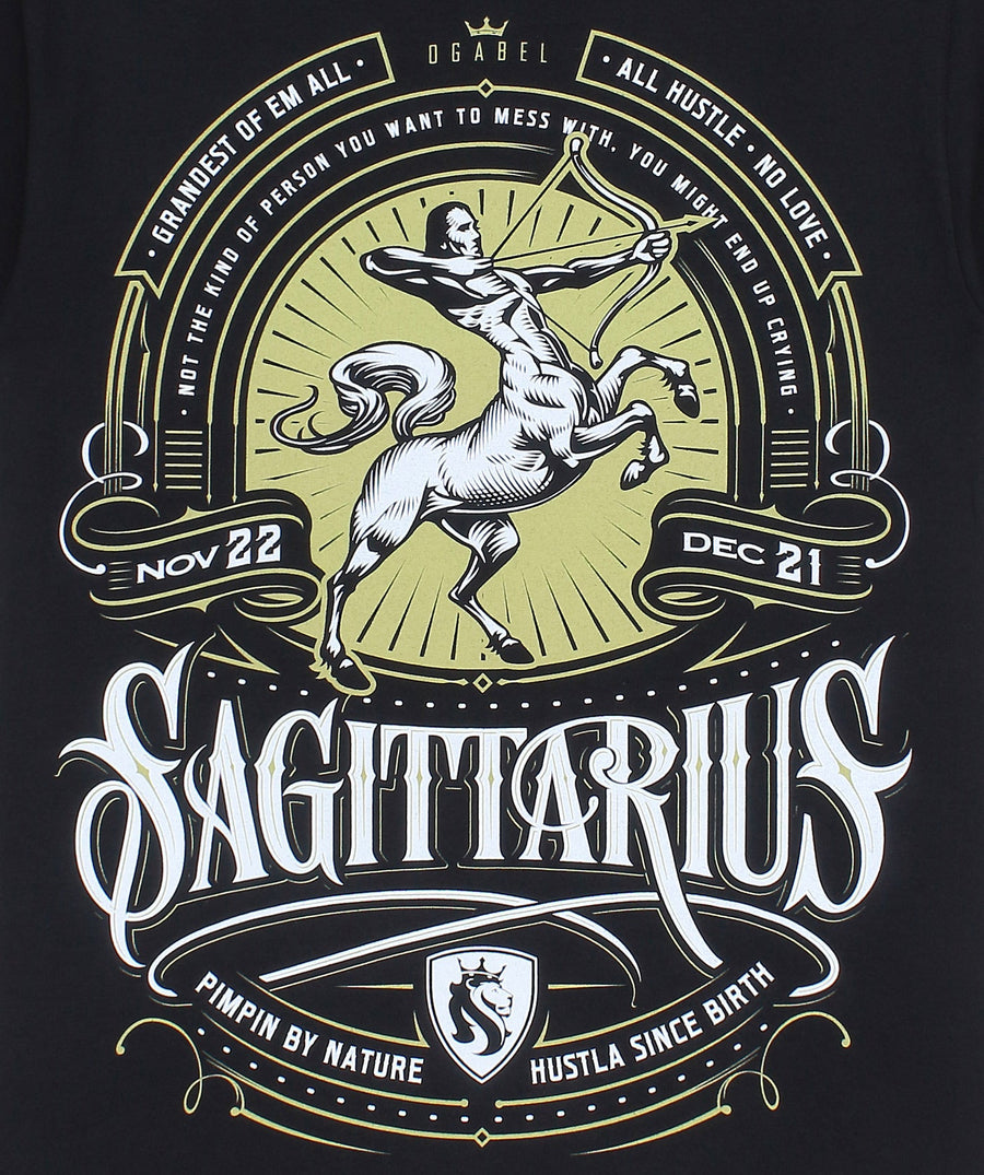 OGABEL Sagittarius Graphic Tee A0356