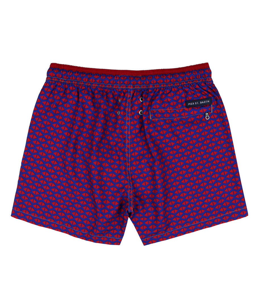 PIER ST BARTH  Mini Diamond Cannes Swim Shorts CANNES-MINI DIAMOND