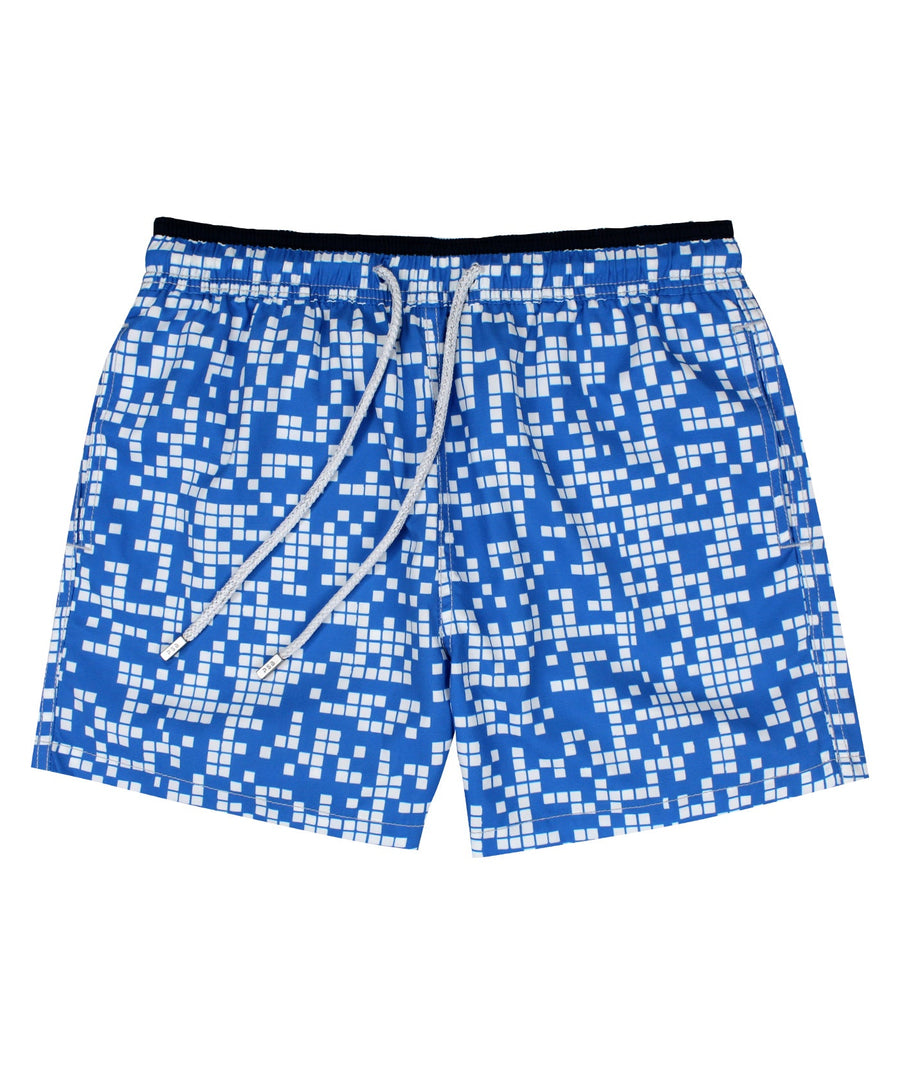 PIER ST BARTH  Morse Code Pier Swim Shorts PIER-MORSE CODE