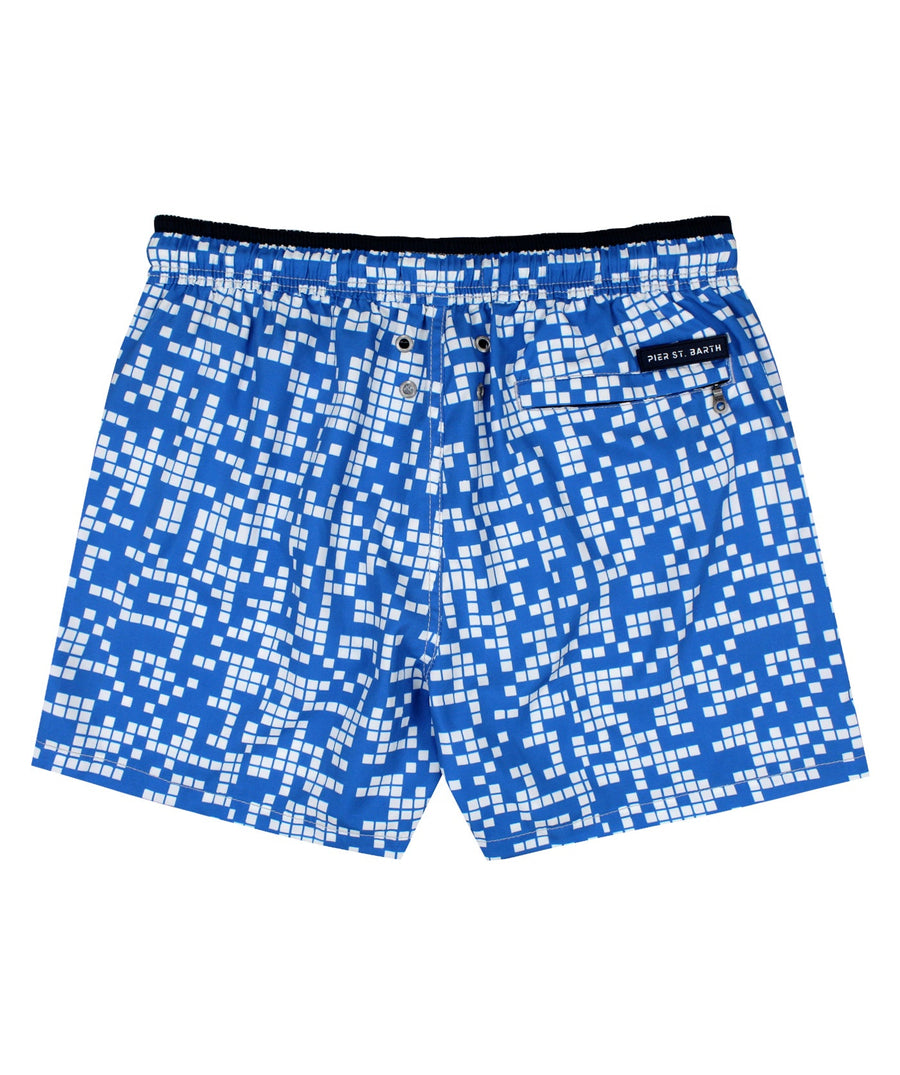 PIER ST BARTH  Morse Code Pier Swim Shorts PIER-MORSE CODE