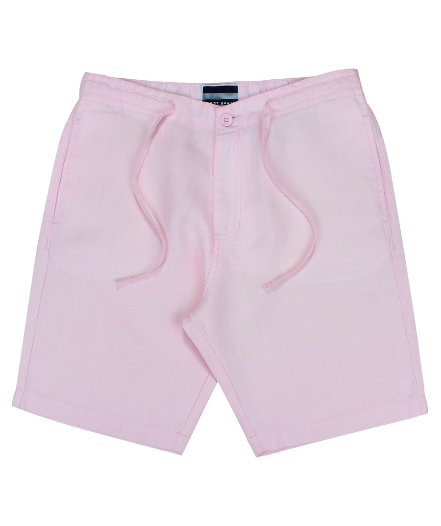 PIER ST BARTH  Barbuda Linen Shorts BARBUDA