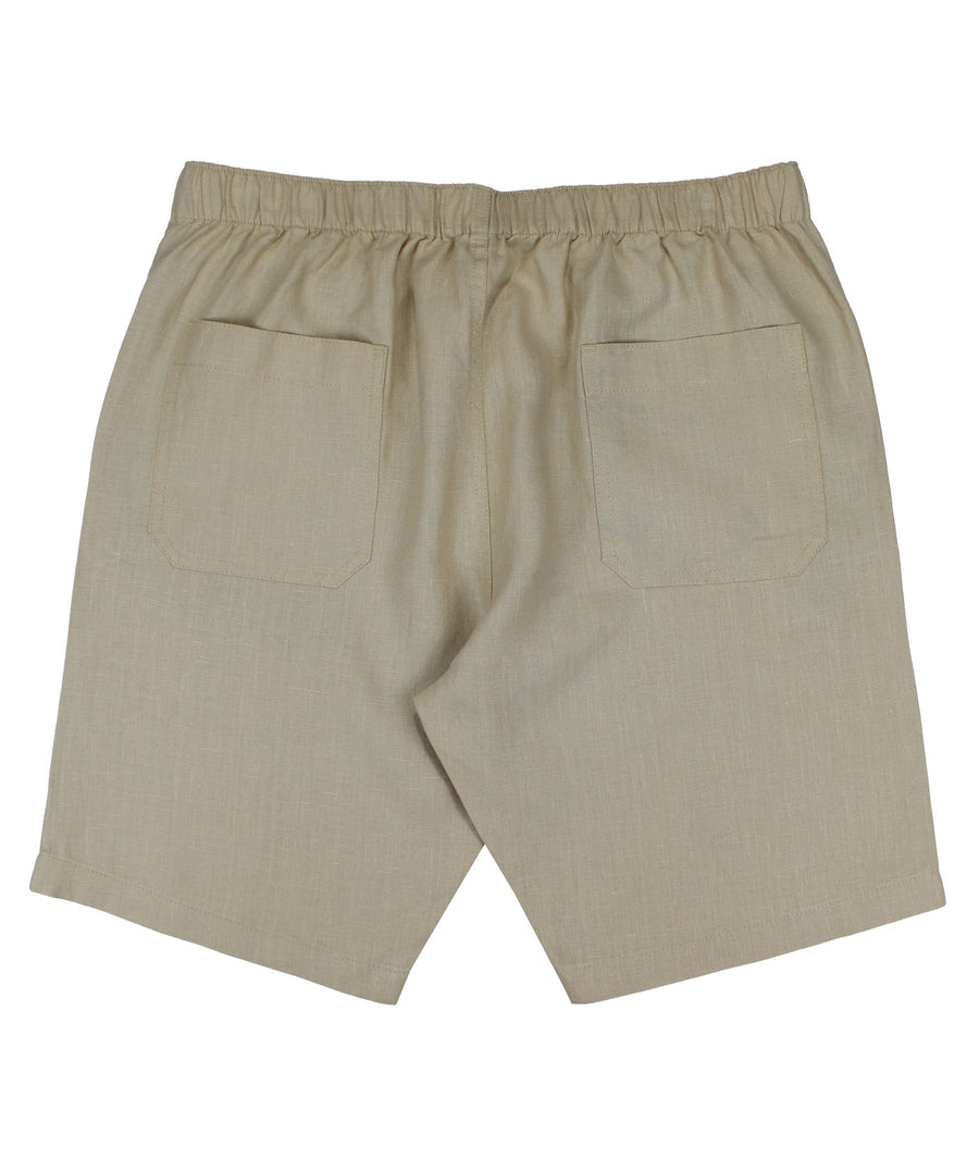 PIER ST BARTH  Barbuda Linen Shorts BARBUDA