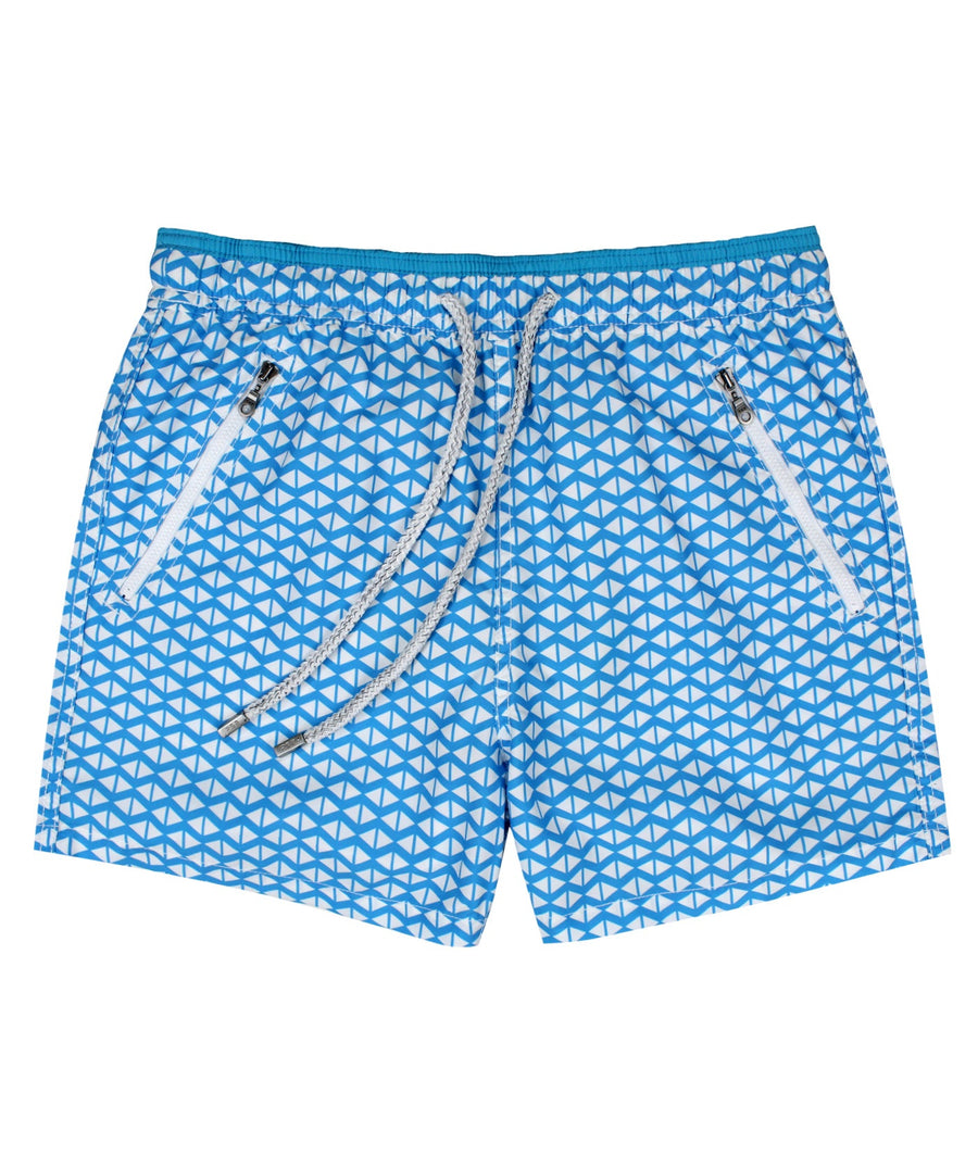 PIER ST BARTH  Mini Diamond Cannes Swim Shorts CANNES-MINI DIAMOND