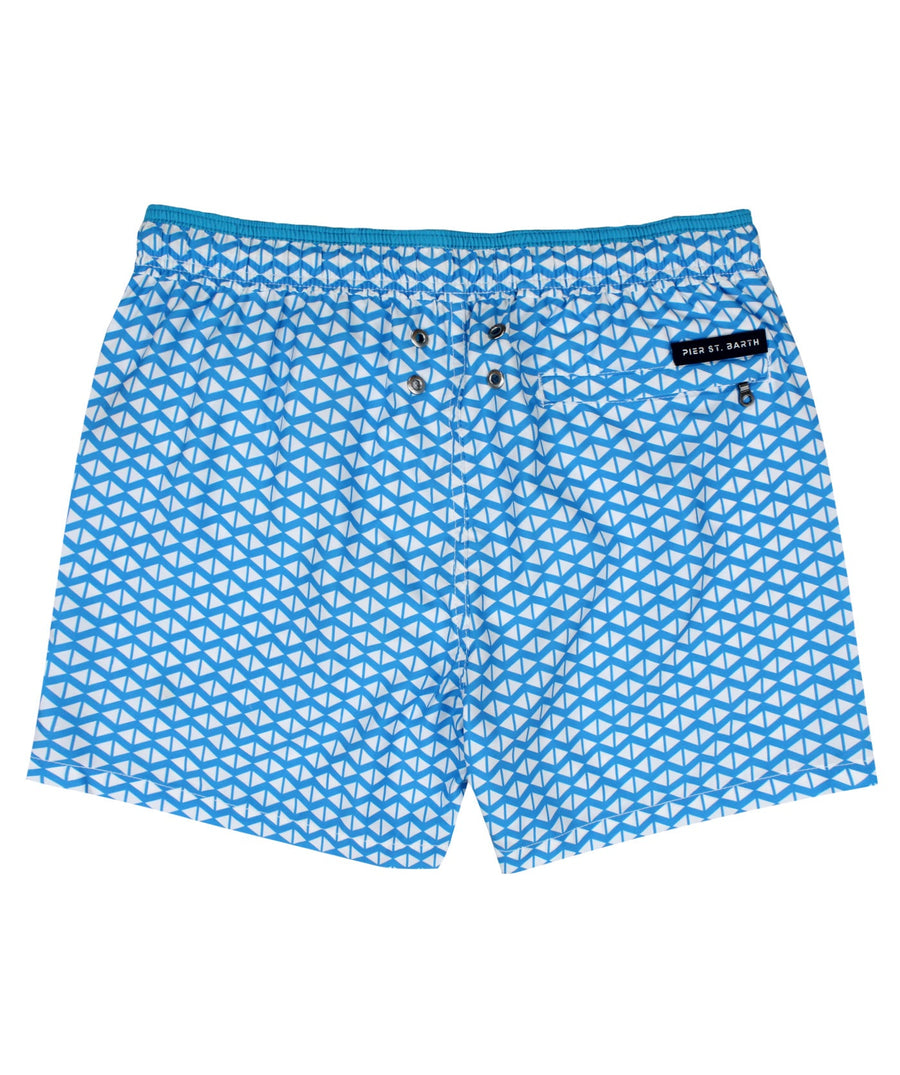 PIER ST BARTH  Mini Diamond Cannes Swim Shorts CANNES-MINI DIAMOND