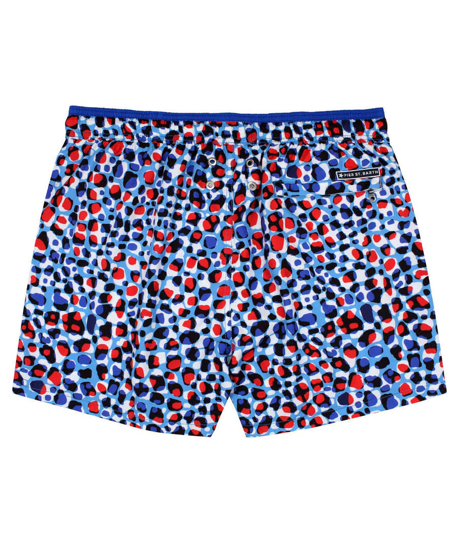 PIER ST BARTH  Leopard Pier Swim Shorts PIER-LEOPARD