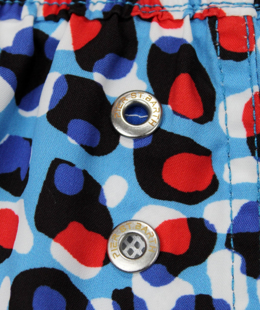 PIER ST BARTH  Leopard Pier Swim Shorts PIER-LEOPARD