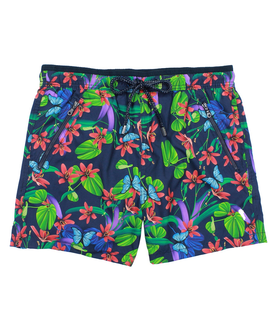 PIER ST BARTH  Mystical Blossom Cannes Swim Shorts CANNES-MYSTICAL BLOSSOM 2